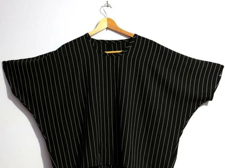 Men's Plus Size Striped Vintage T-Shirt – Loose Fit