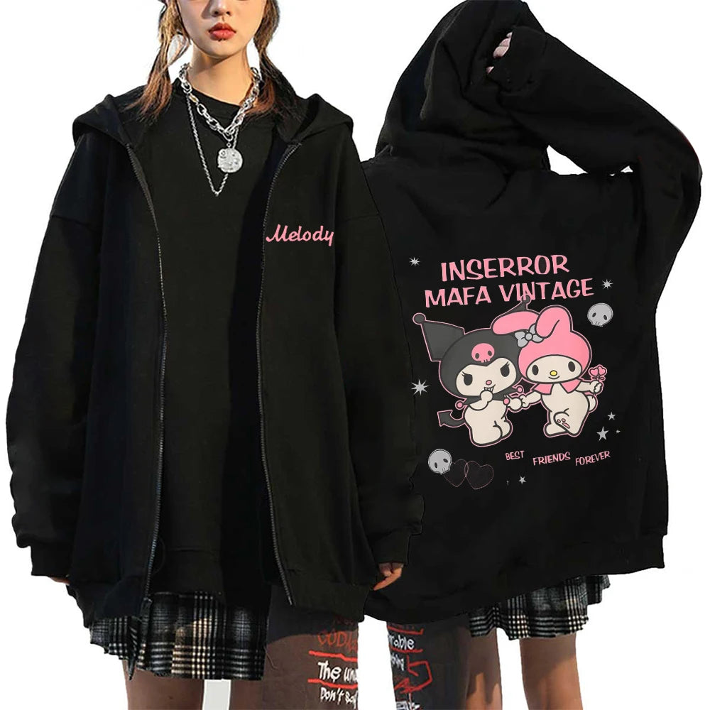 Hello Kitty Zipper Hoodie