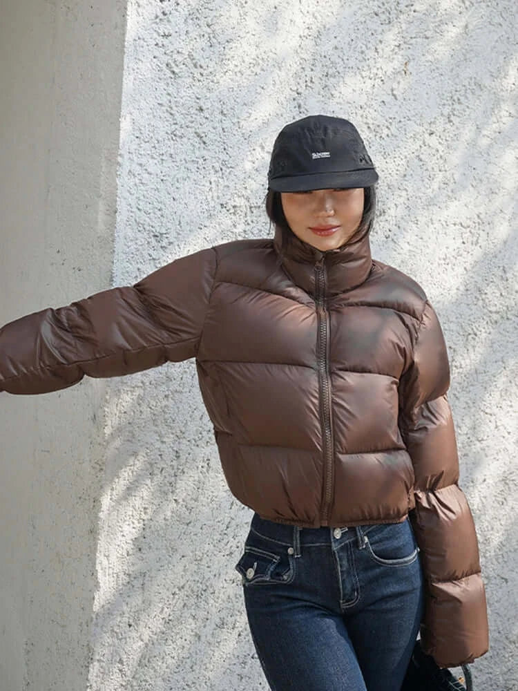 Women Cozy Short Winter Coat