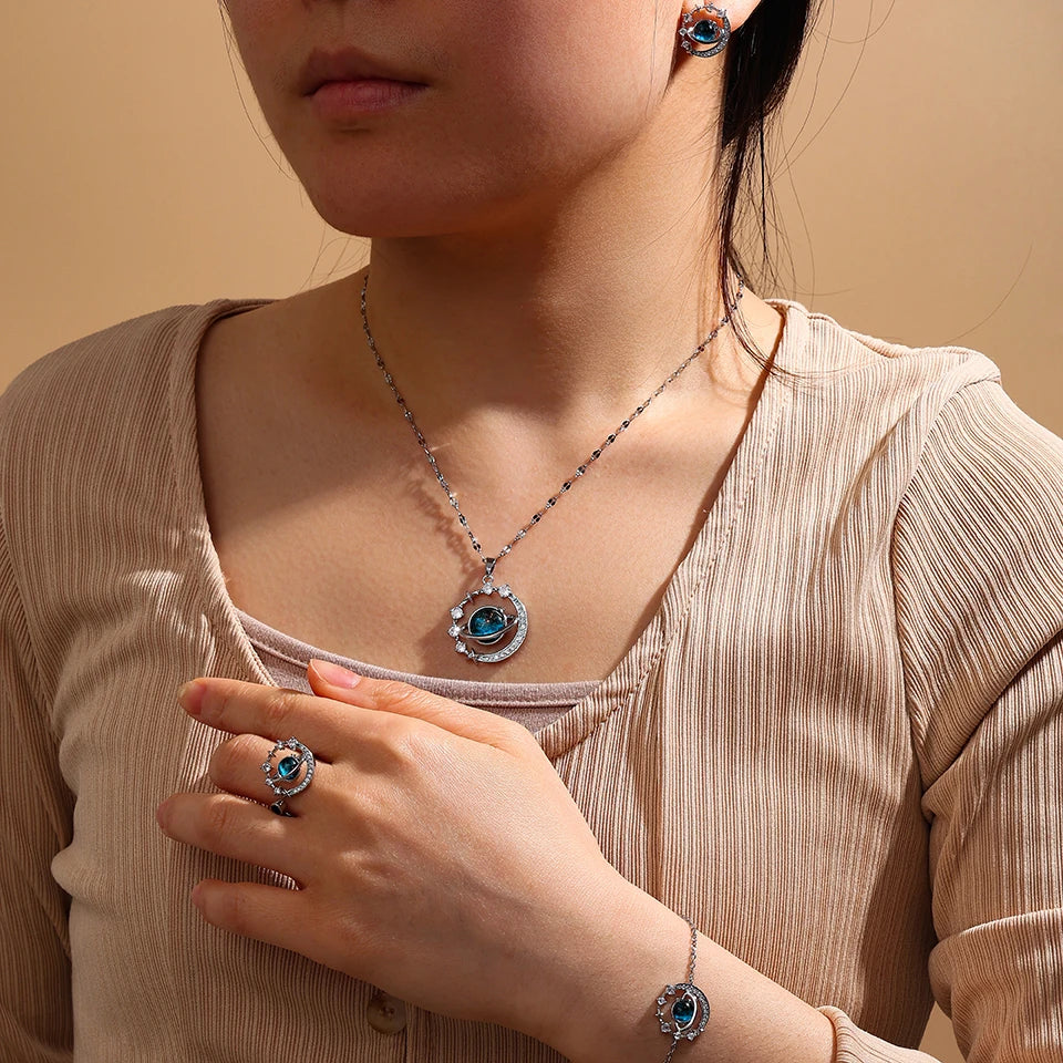 Luxury Zircon Jewelry Set for Women