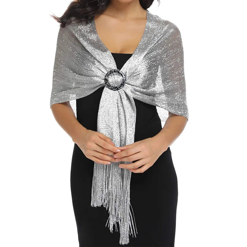 Aurora Luxe Evening Shawl