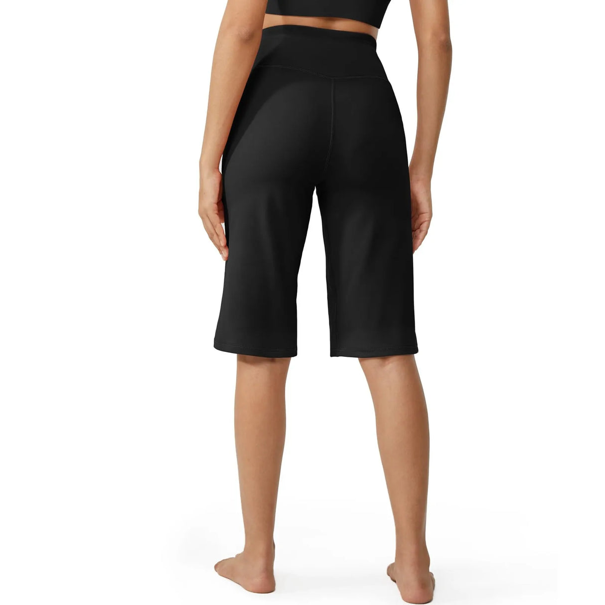 Women Capri Pants with Pockets Yoga Fit