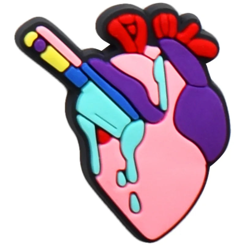 Women Skeleton Shoe Charms Halloween Style