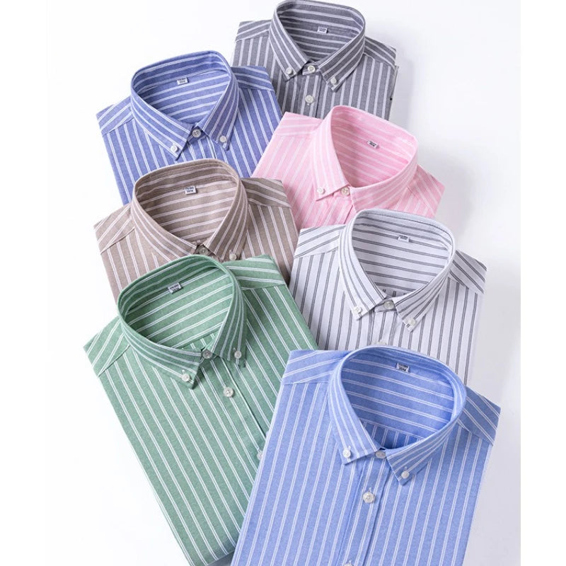 Men Striped Cotton Shirt