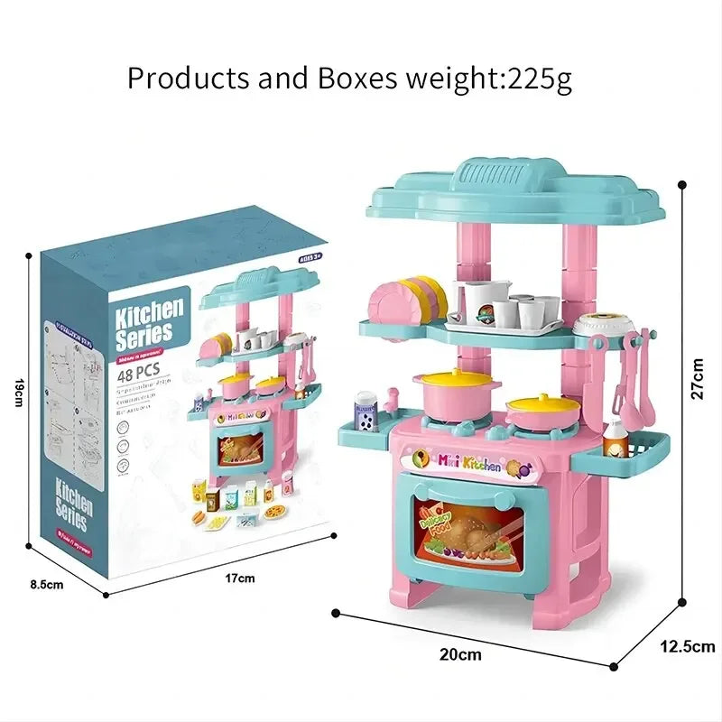 Kids Mini Kitchen Counter Play Set
