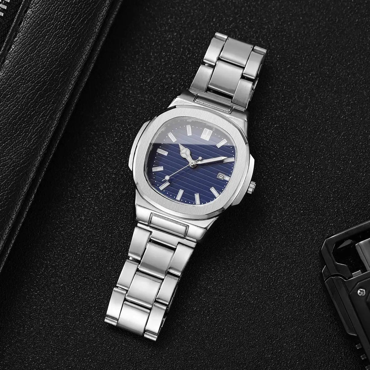 Men’s Square Dial Business Quartz Watch