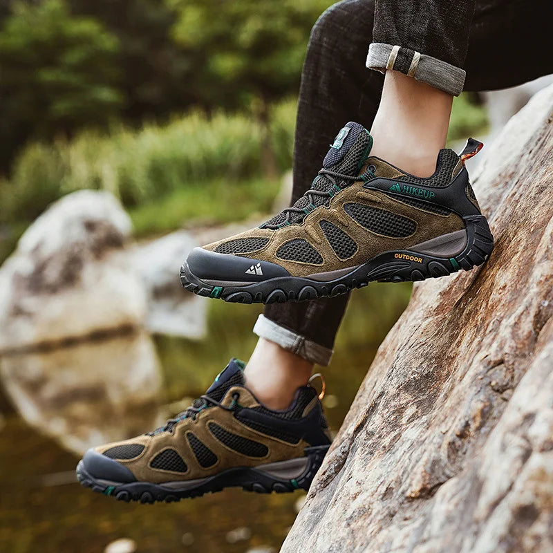 أحذية المشي لمسافات طويلة الخارجية القابلة للتنفس للرجال