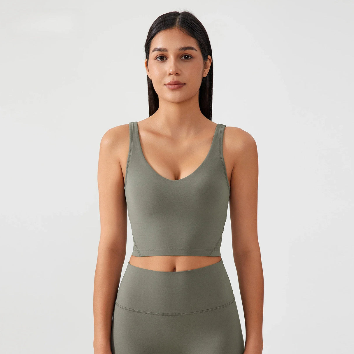 Women Shockproof Sports Bra Crop Top