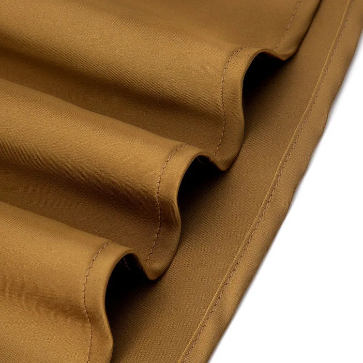 Women Satin Silk Mini Skirt