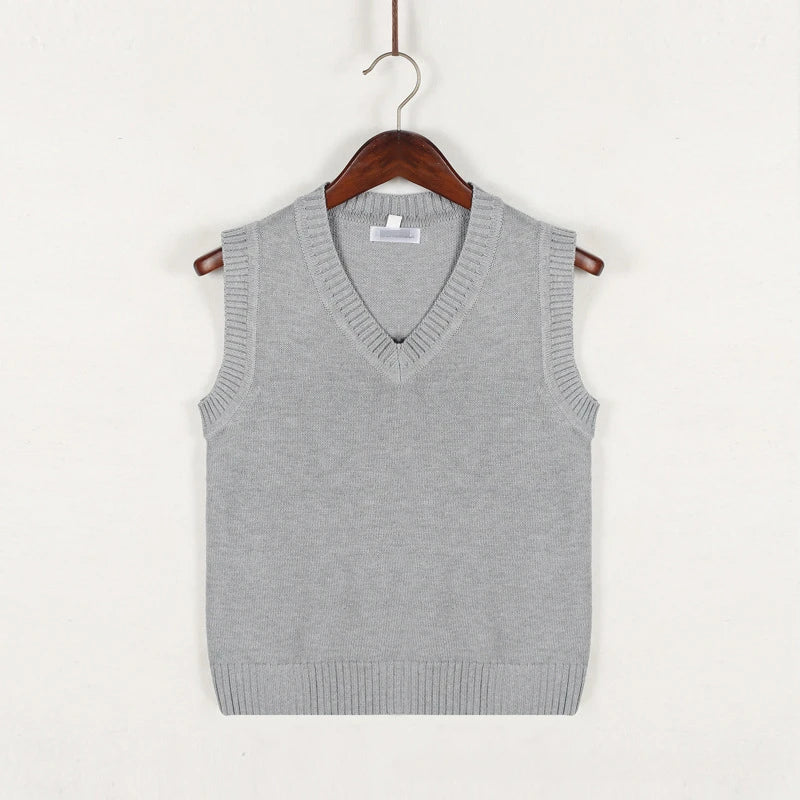 Men Sleeveless V-Neck Sweater Vest