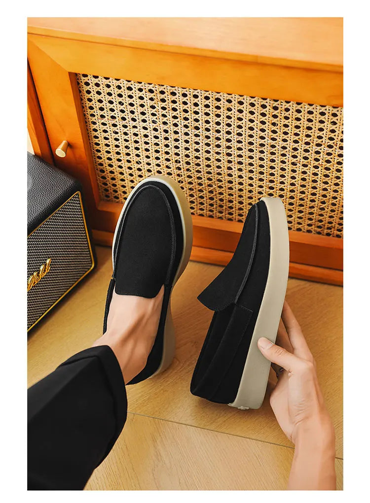 Men Suede Lightweight Driving Loafers
