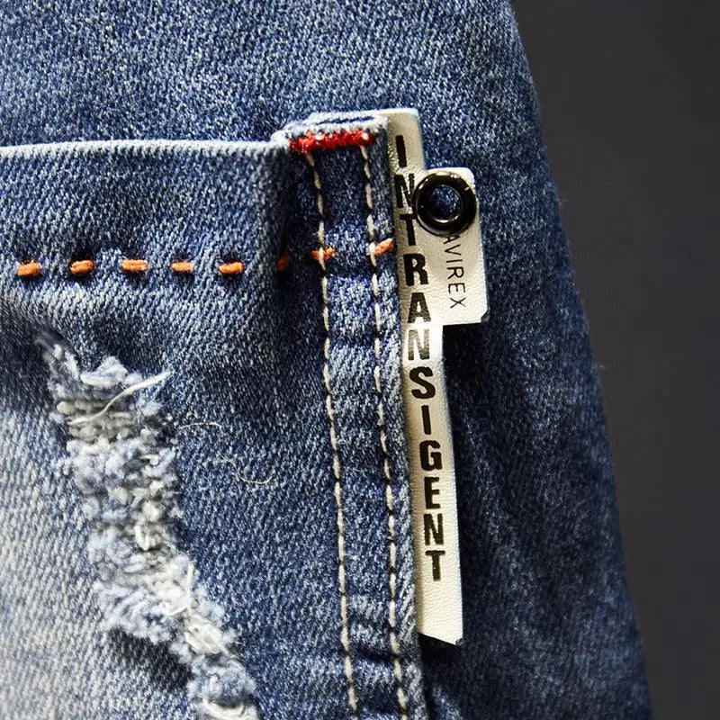 Apex Ripped Straight Jeans