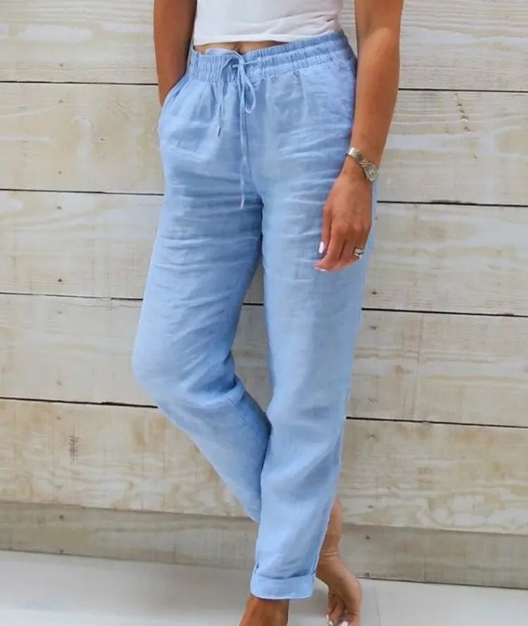 Women Linen Loose Pants