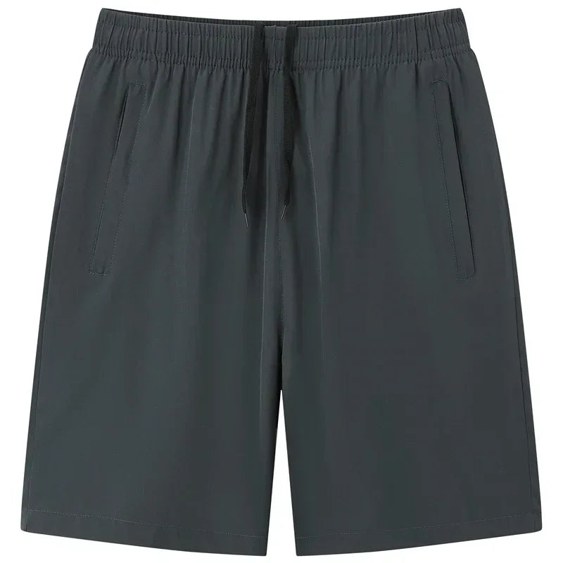 Men's Plus Size Casual Ice Silk Shorts 7XL–8XL Quick Dry