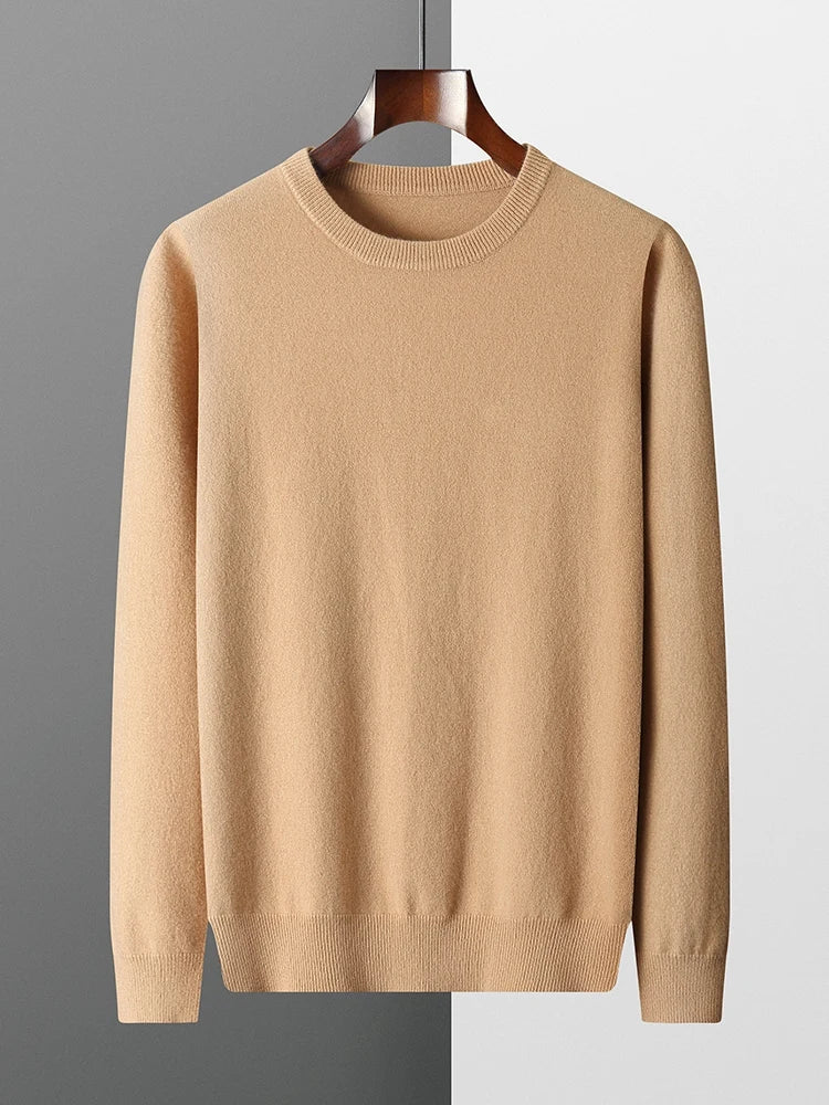 Men Merino Wool Pullover Sweater
