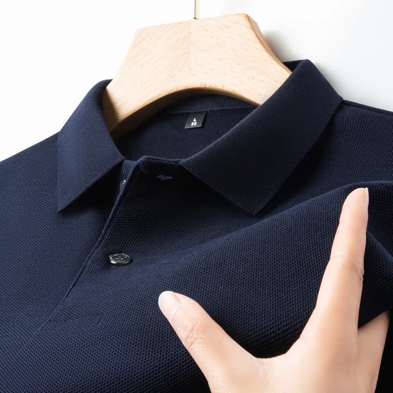 Men Cotton Breathable Polo Shirt