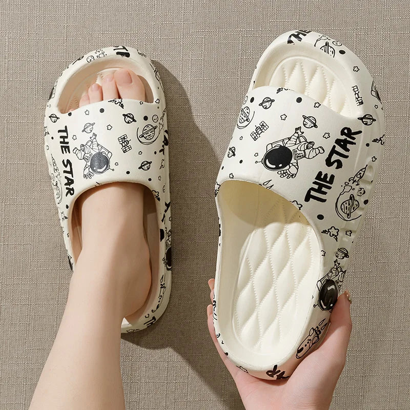 Unisex Indoor Outdoor Bathroom Slippers