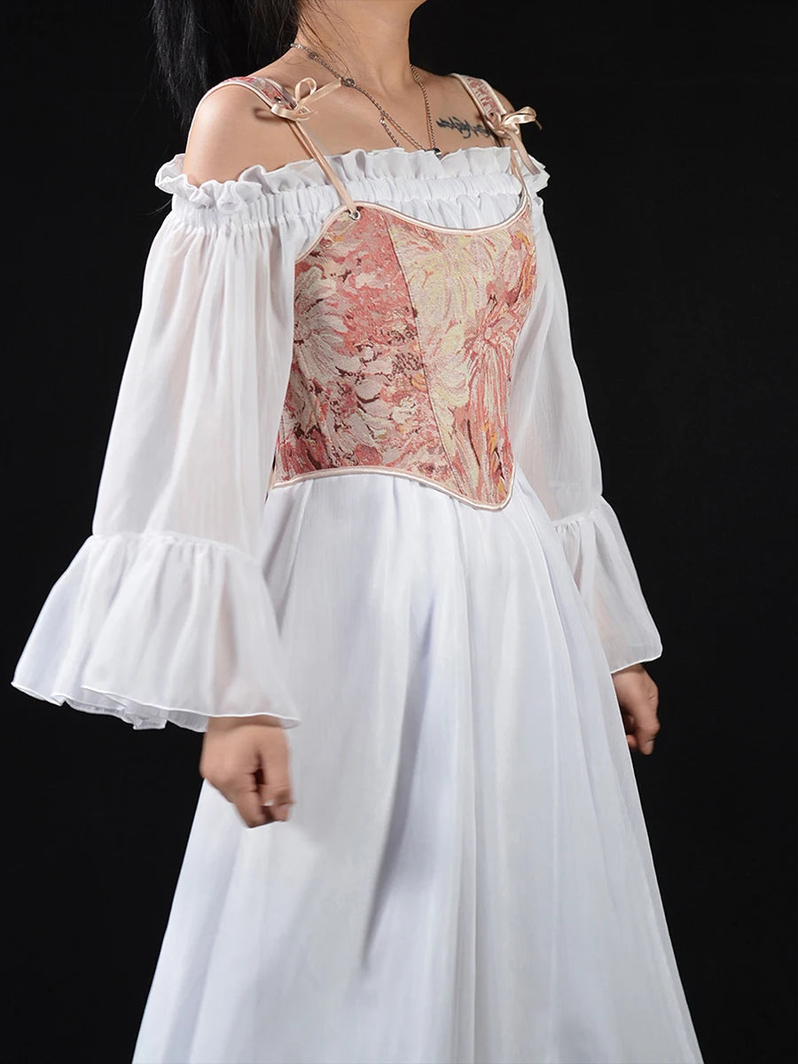 قميص داخلي نسائي مشد مزهر