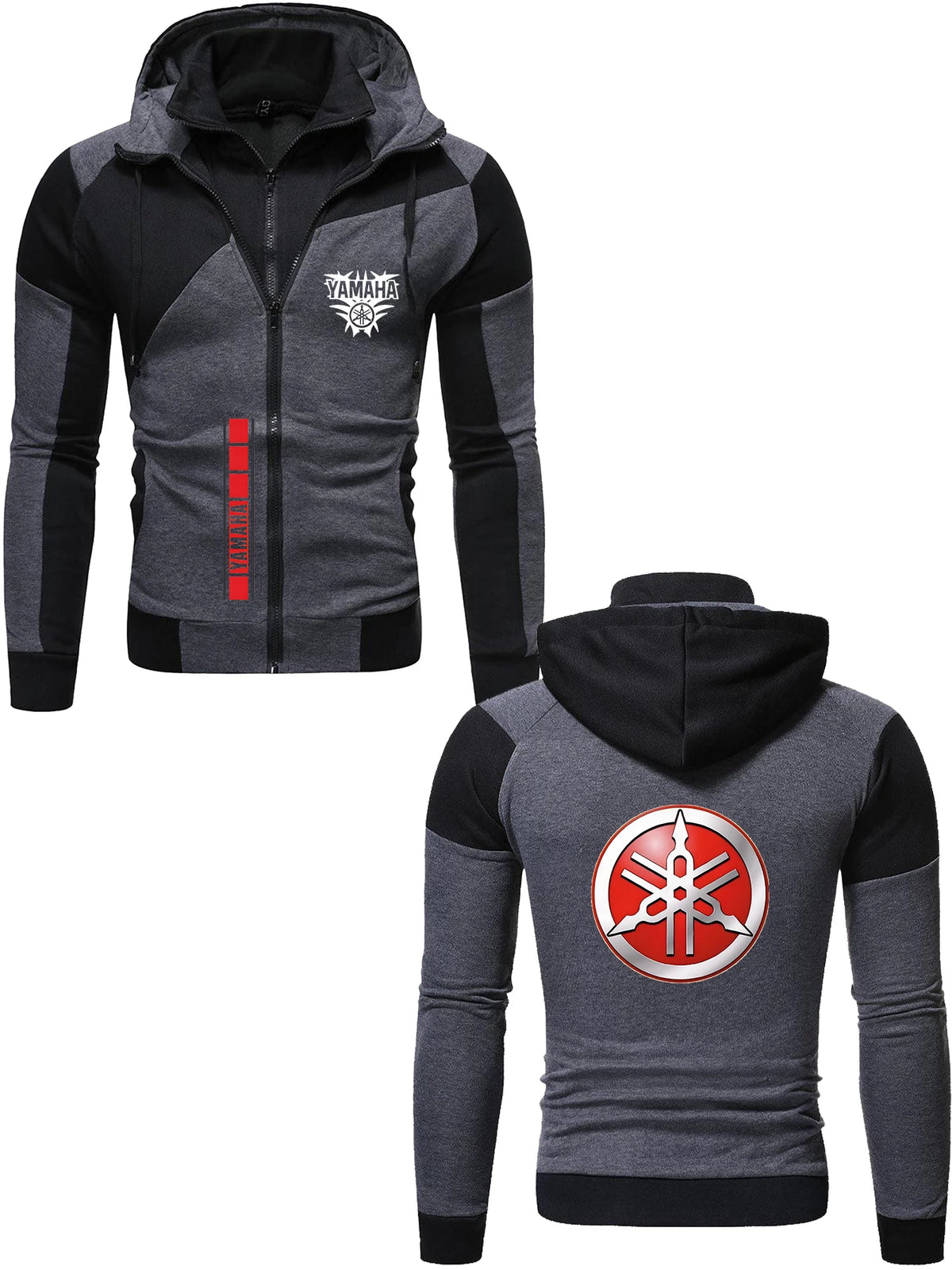 Yamaha Logo Zip-Up Hoodie