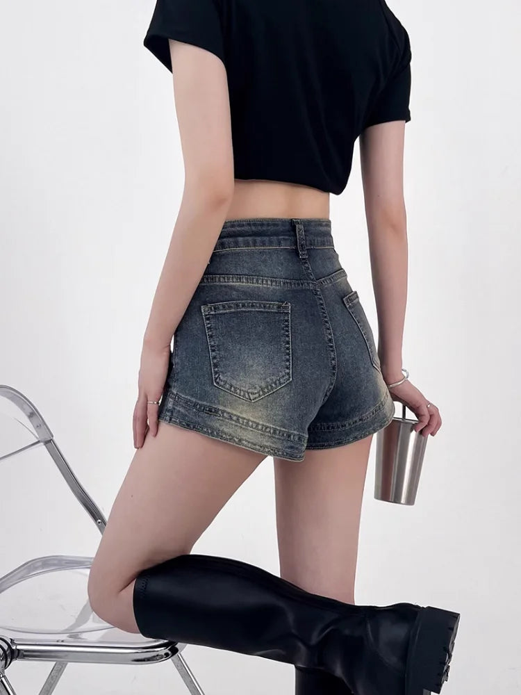 Women's Sexy Retro Denim Shorts