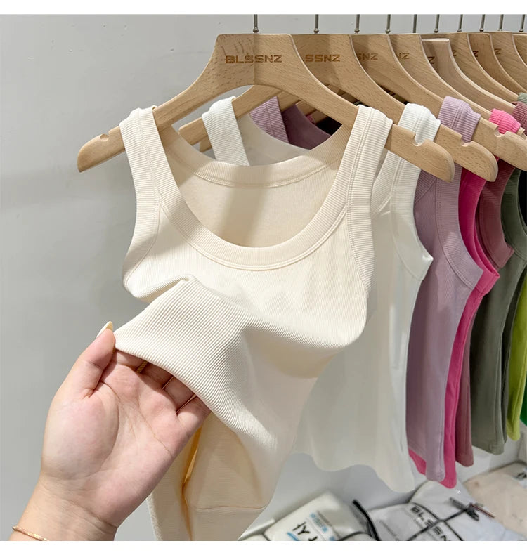 Basic Ribbed Tank Top