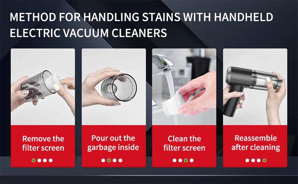 15000Pa Cordless Car Vacuum Cleaner