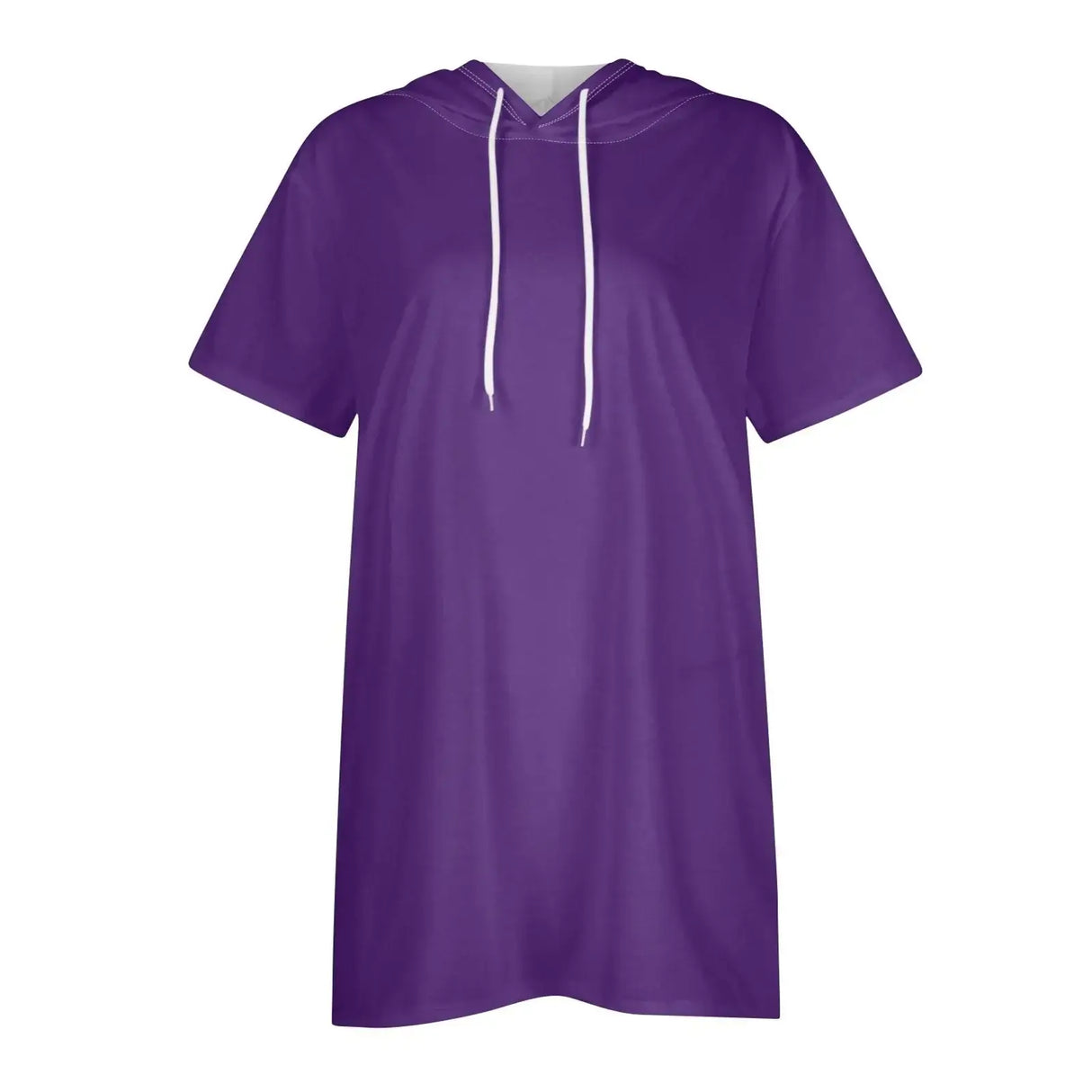 هودي نسائي كبير الحجم بأكمام قصيرة