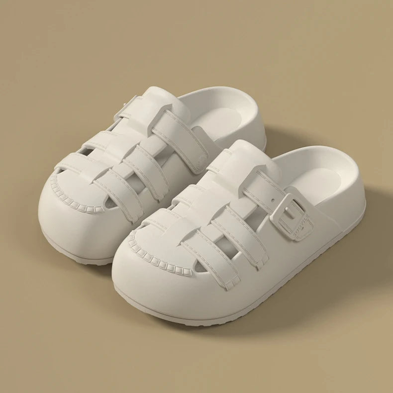 صنادل نسائية بكعب مسطح كاجوال