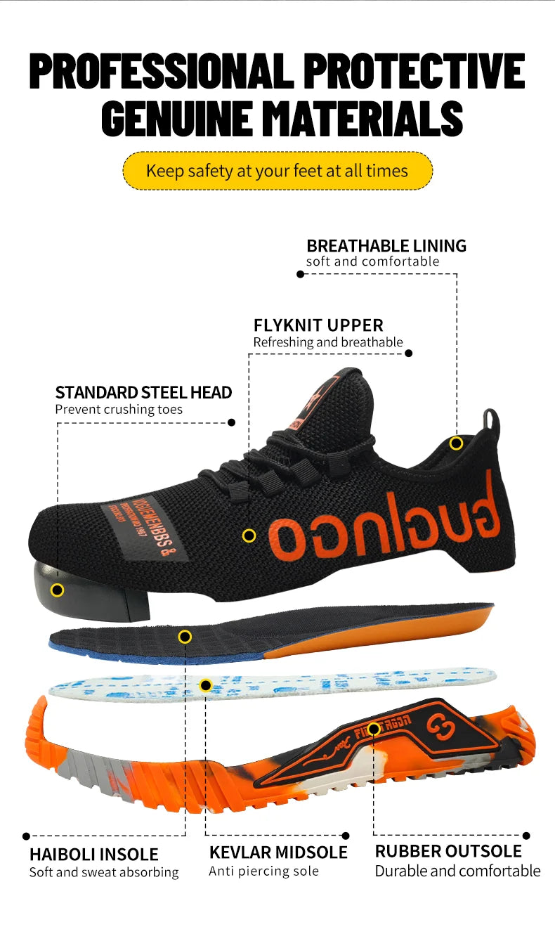 أحذية أمان نسائية بنعل ناعم وواقية