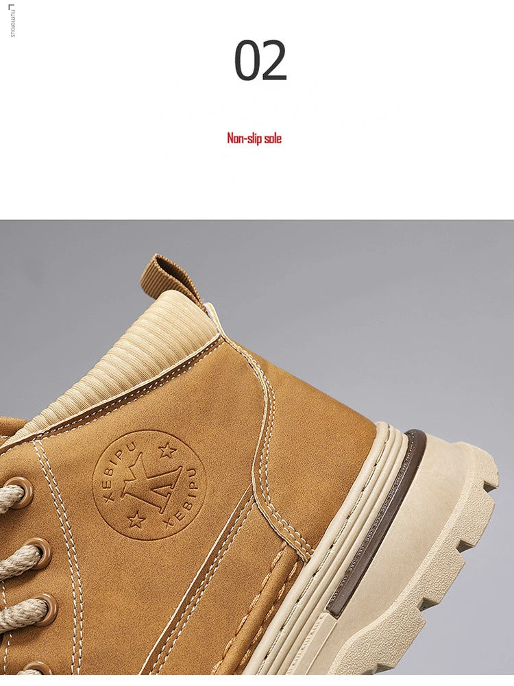 Fashion High-Top Casual Men’s Boots