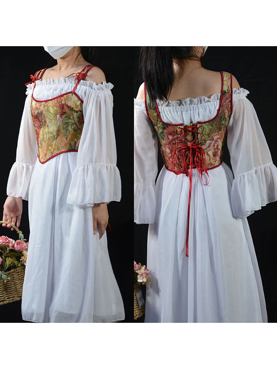 قميص داخلي نسائي مشد مزهر