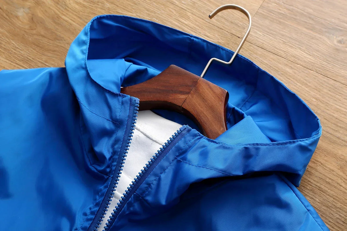 Men Lightweight Hooded Casual Jacket