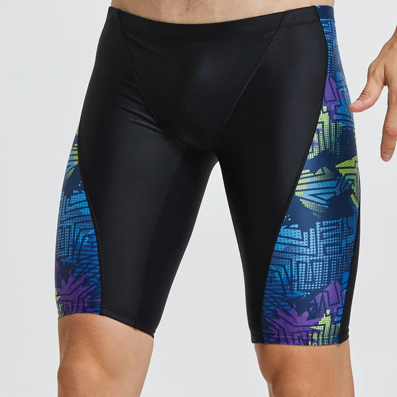 ملابس سباحة رجالية تنافسية بمقاسات كبيرة