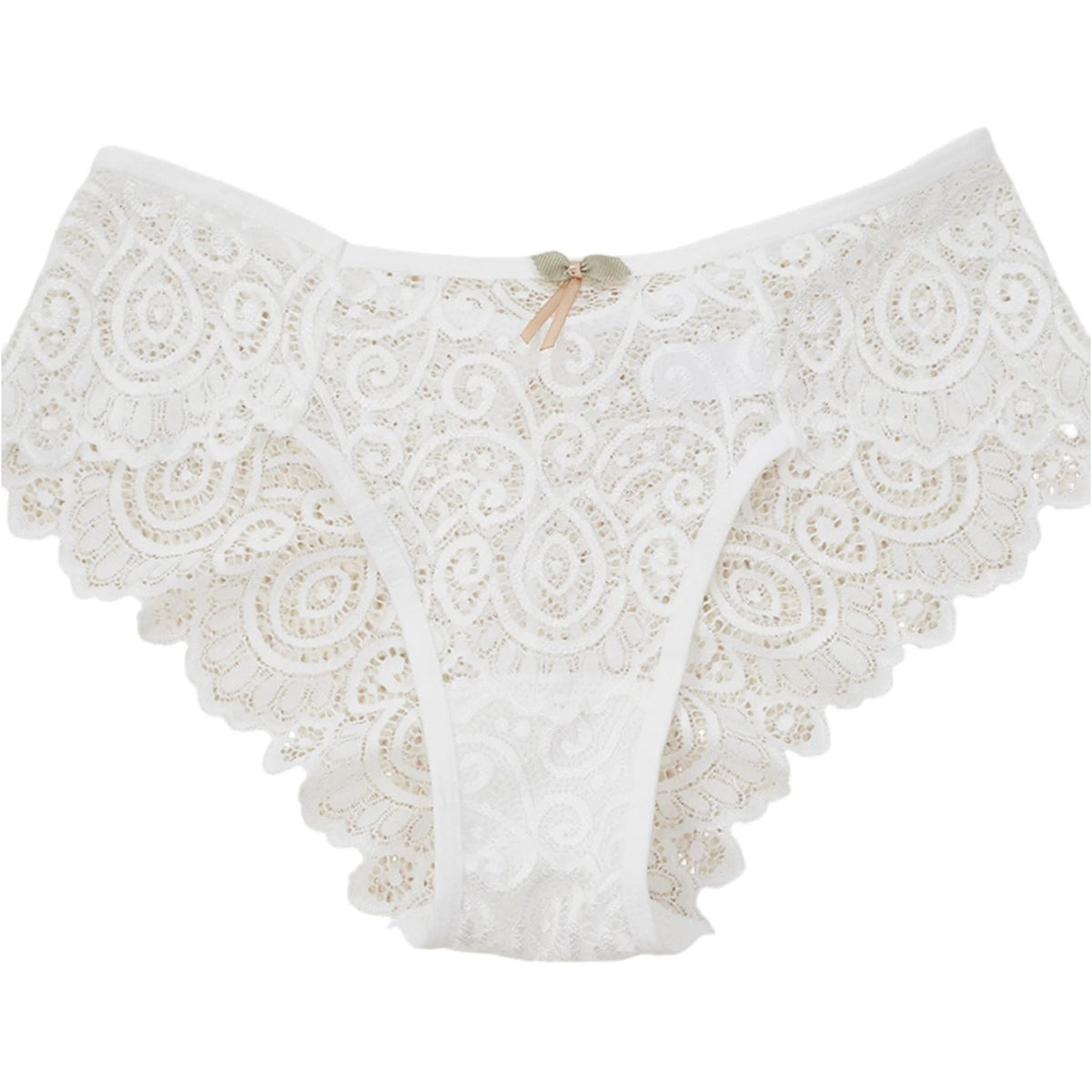 Mid Waist Lace Panties