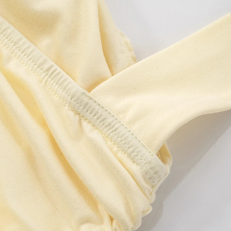 Strapless Pleated Hanging Neck Tank Top