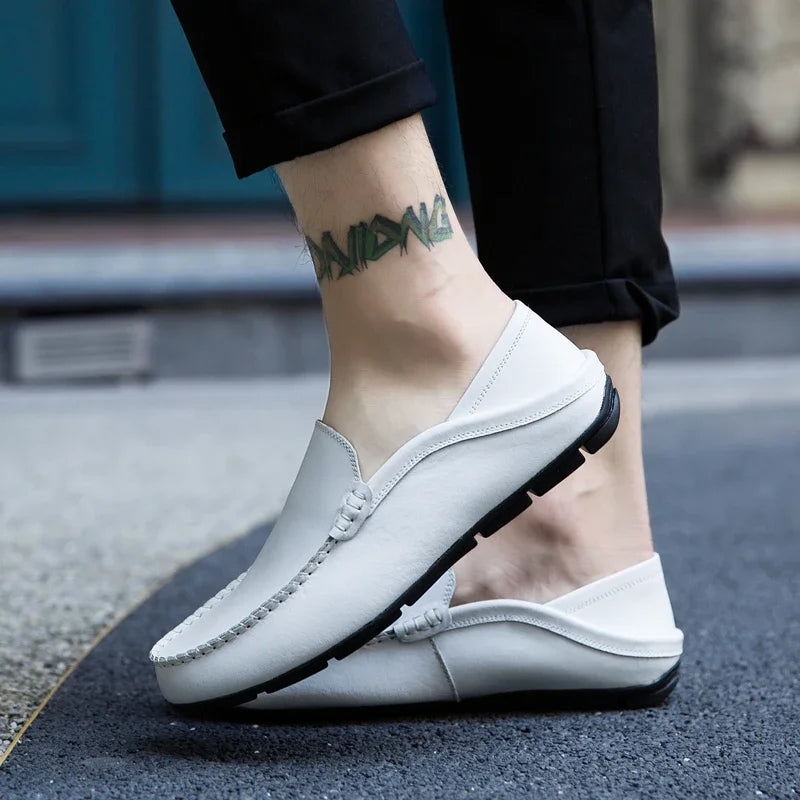 Men Genuine Leather Casual Loafers