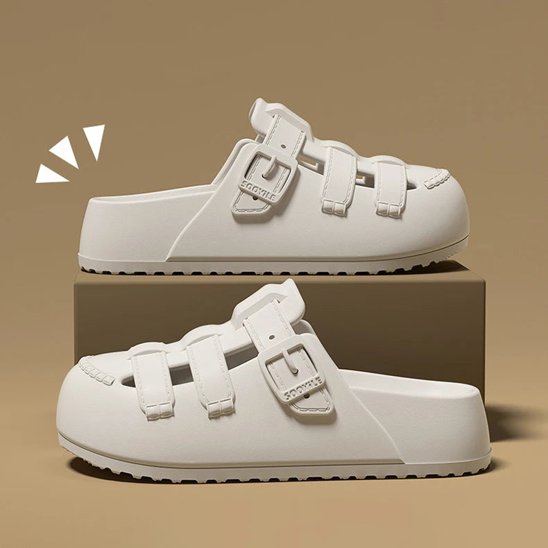 صنادل نسائية بكعب مسطح كاجوال