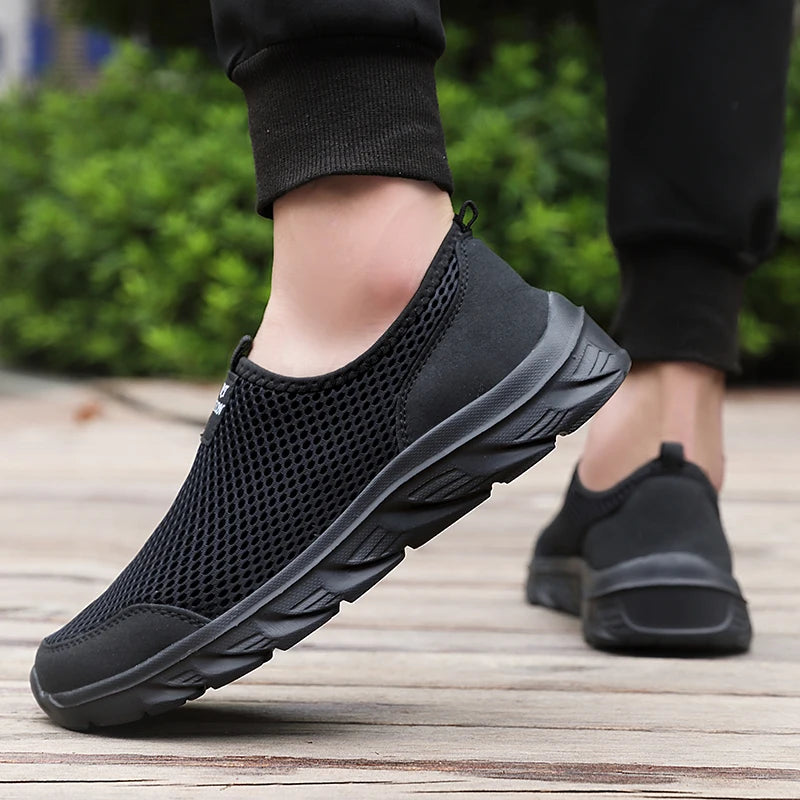 Men Breathable Mesh Walking Loafers