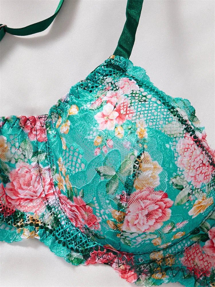 Women Romantic Lace Set