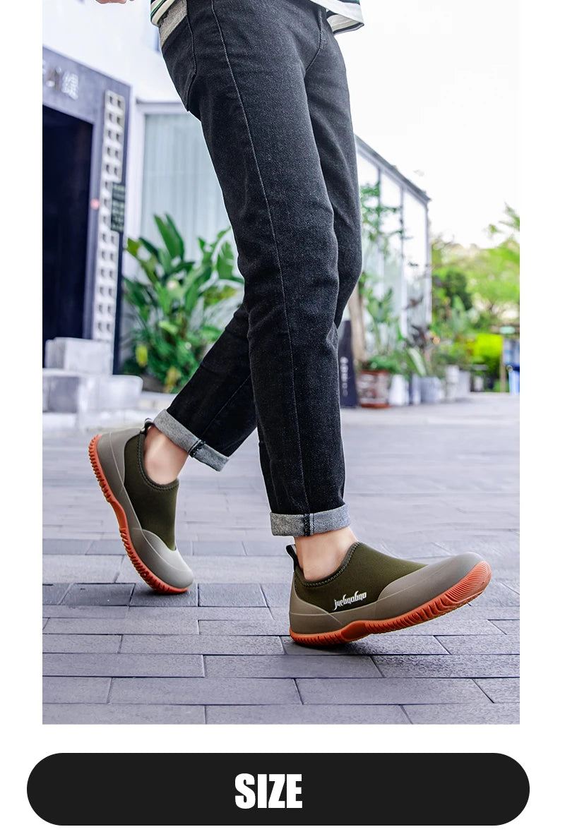 أحذية مطر خفيفة الوزن للرجال