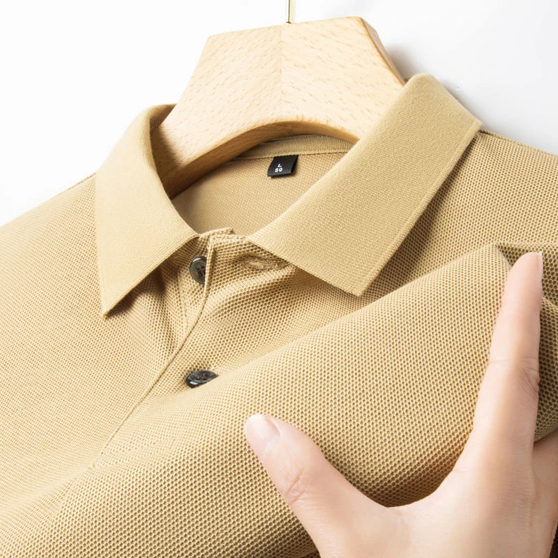 Men Cotton Breathable Polo Shirt