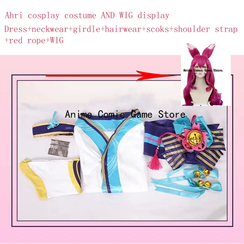 Ahri Spirit Blossom LOL Cosplay Costume