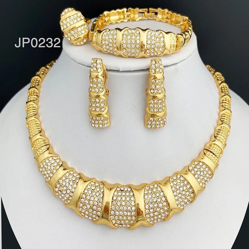 Dubai 18K Gold Plated Jewelry Set