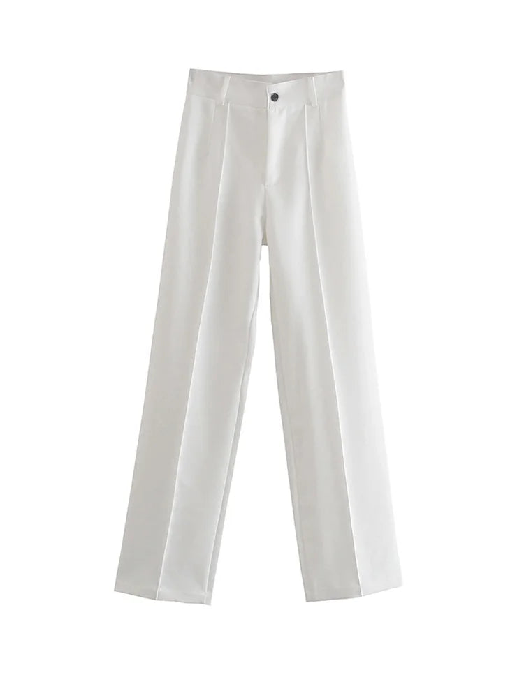 Women Office Straight Pants