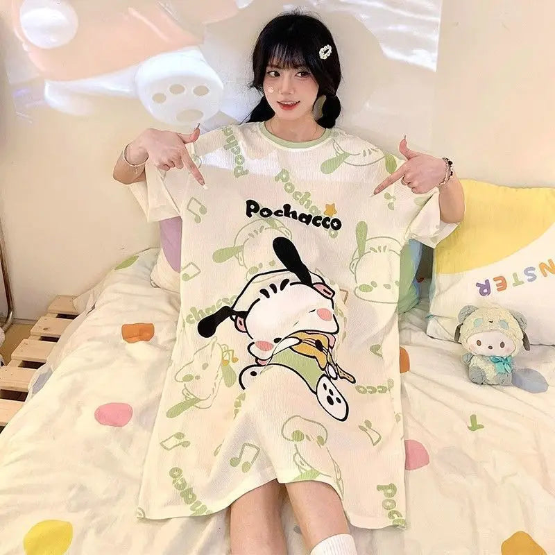 Sanrio Kuromi Cute Pajamas Cosplay Costume