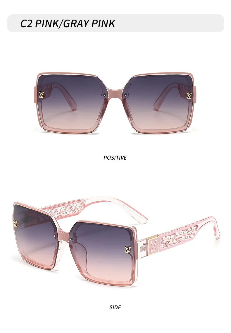 Luxury Oversized Square Sunglasses