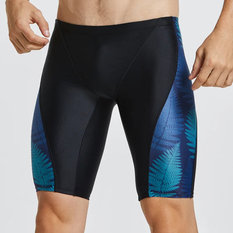 ملابس سباحة رجالية تنافسية بمقاسات كبيرة