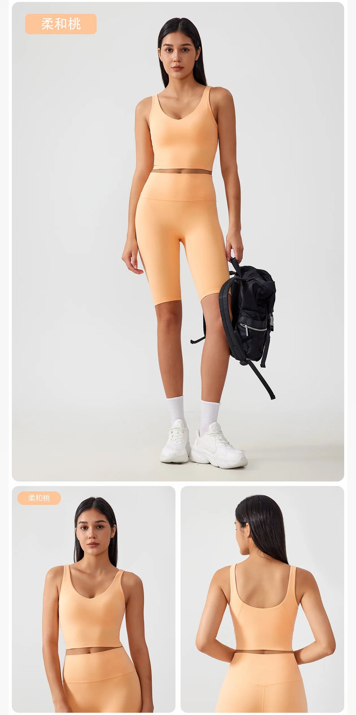 Women Shockproof Sports Bra Crop Top