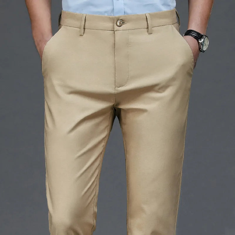 Men Black Smart Trousers