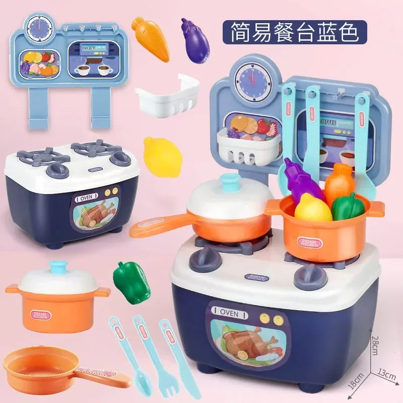 Kids Light & Music Kitchen Toy Set